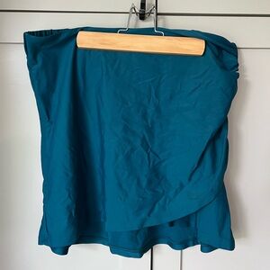 Summersalt ruched swim skirt in Seasweed